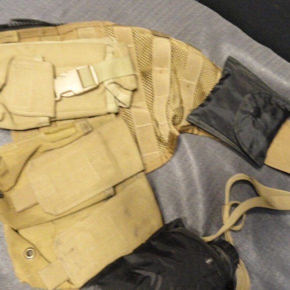 USMC MARINE CORP FIGHTING LOAD CARRIER FLC TACTICAL VEST MOLLE POUCHES SV 1907 - Picture 6 of 15
